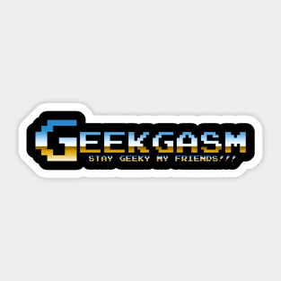 Geekgasm Sticker